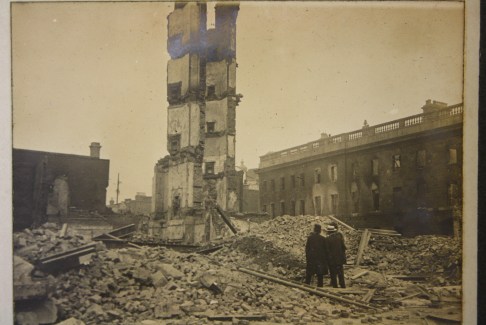 Site of the Metropole Hotel, Easter Week, 1916 Image
