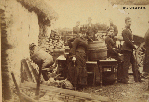 Waiting for conveyance to the Campaign cottage (NMI Collection)
