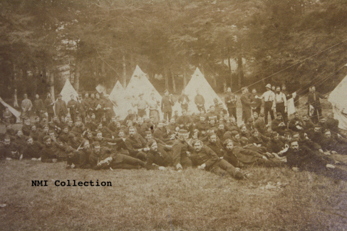 RIC Encampment, Coolgreany Evictions, Co. Wexford, 1887 (NMI Collection)