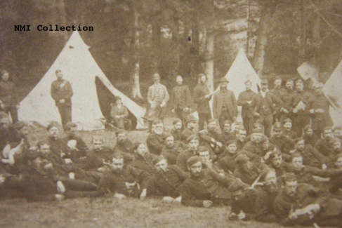 RIC Encampment, Coolgreany Evictions, Co. Wexford, 1887 (NMI Collection)