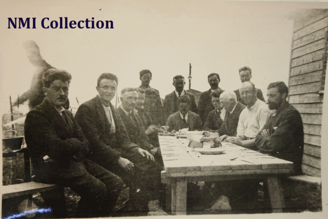 Prisoners at Rath Internment Camp (NMI Collection) 