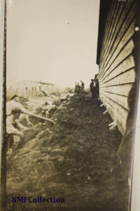 Trenches being dug after after tunnel escape, September 1921, Rath Internment Camp (NMI Collection) 
