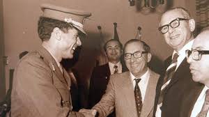 Colonel Gaddafi and Dom Mintoff (Times of Malta)